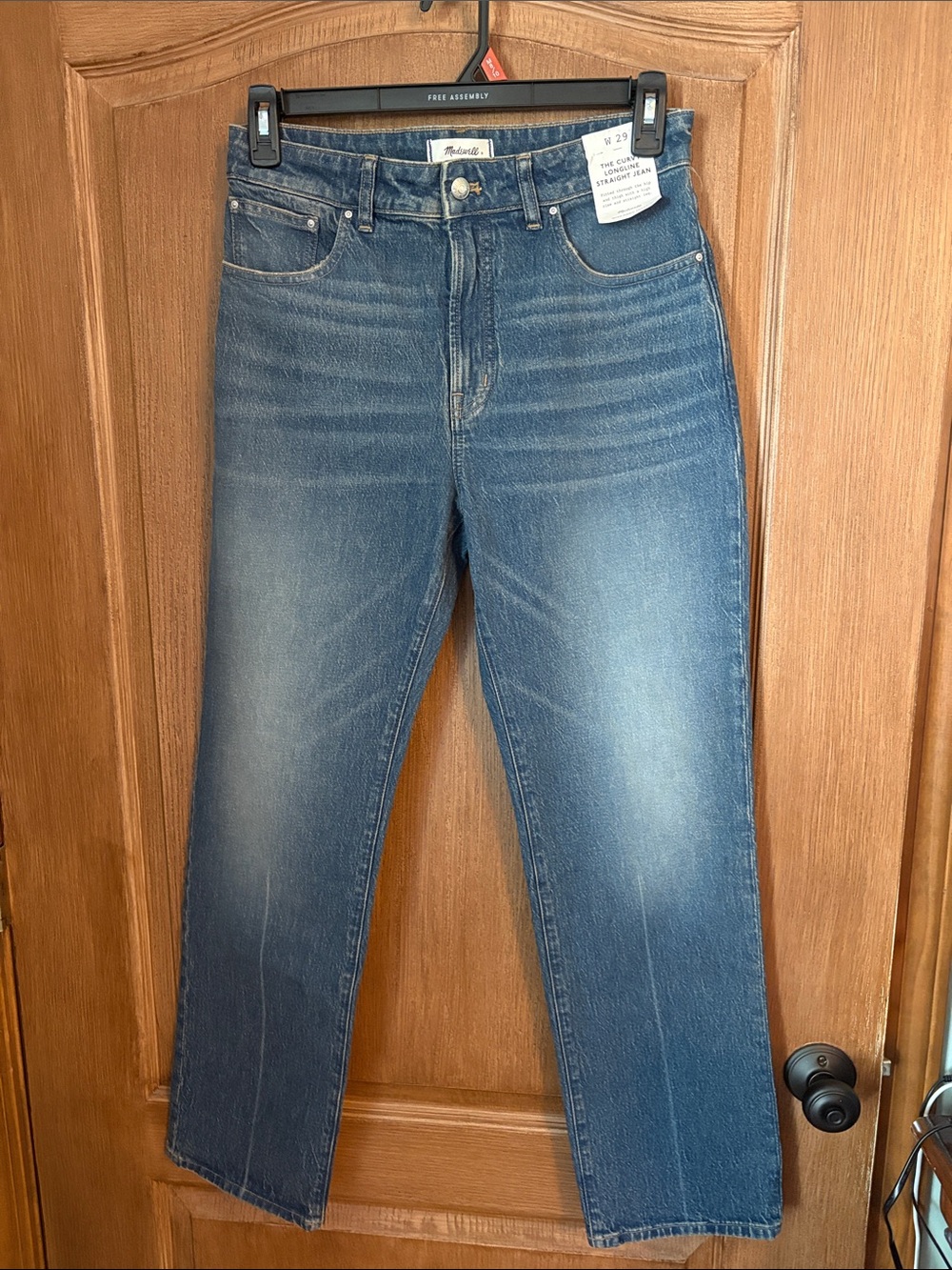 Madewell The Curvy Longline Straight Jean